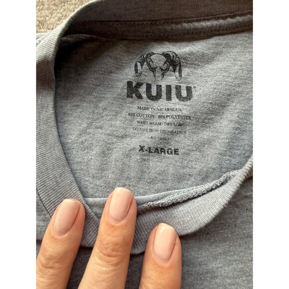 Kuiu Nation Men's Gray Graphic T-Shirt X-Large Hunting Outdoor - Picture 6 of 7